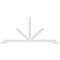 Ekena Millwork Vanguard Architectural Grade PVC Gable Bracket, 108"W x 49 1/2"H x 2"D x 4"F, 11/12 Pitch GBP108X50X0204VAN00 - alternate 5